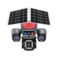 4G Güneş Enerjili PTZ Güvenlik Kamerası 12MP 4 Lens PIR İnsan Algılama IP66 4G Güneş Enerjili PTZ Güvenlik Kamerası 12MP 4 Lens PIR İnsan Algılama IP66