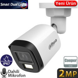 Dahua HAC-B1A21-U-IL-A 2MP 3.6mm 4in1 Smart Dual LED Full Color Sesli Bullet Güvenlik Kamerası (30m)