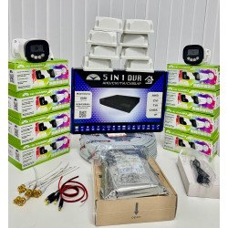 Phoenix-Cam 8 Kameralı Gece Işıklı Renkli Güvenlik Kamera Seti