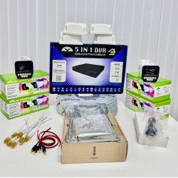 4 Kameralı Phoenix 5 MP 9 LED Gece Işıklı Güvenlik Kamera Seti 