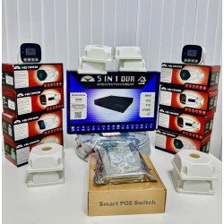 Phoenix ip  4MP 4 LED Gece Renkli 8 Kamerali