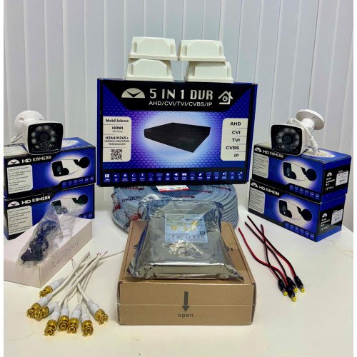 Phoenix-Cam 2 MP 4 Kameralı Standart Kamera Seti