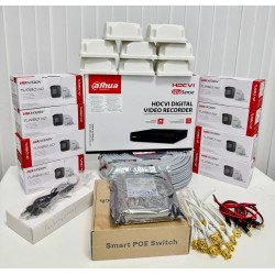 Hikvision 8 Kameralı Turbo HD Güvenlik Kamera Seti